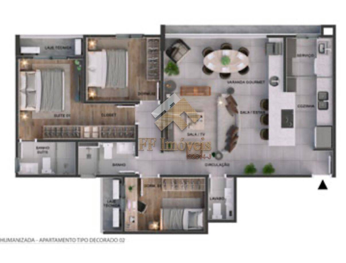 Apartamento à venda com 3 quartos, 90m² - Foto 35